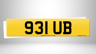 Registration 931 UB